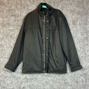 Marc New York Andrew Marc Men's Coat Jacket Faux Fur Lined Black Size XXL